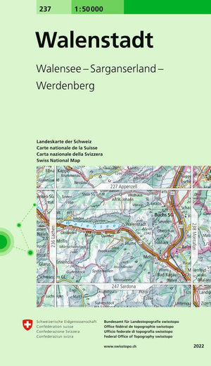 Swisstopo | 237 Walenstadt - • WEBER VERLAG