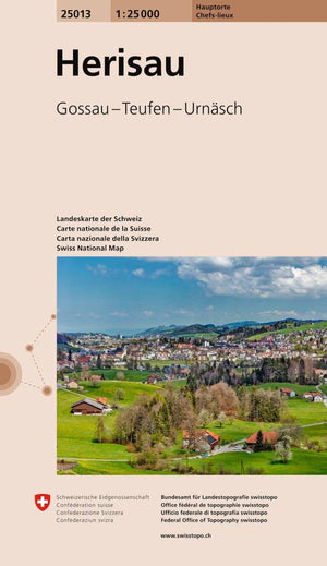 Swisstopo | 25013 Herisau - • WEBER VERLAG