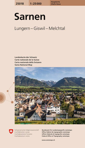 Swisstopo | 25018 Sarnen - • WEBER VERLAG