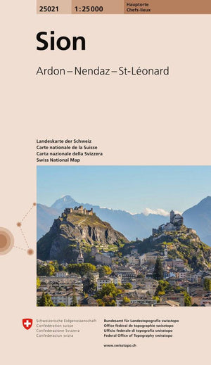 Swisstopo | 25021 Sion - • WEBER VERLAG