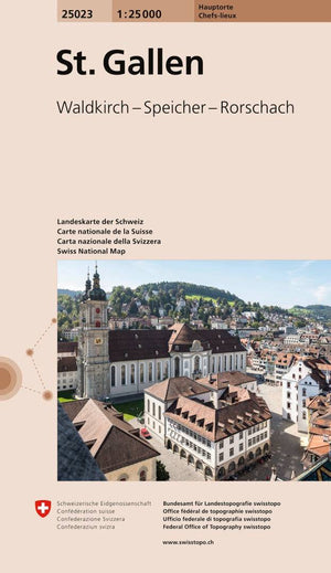 Swisstopo | 25023 St. Gallen - • WEBER VERLAG