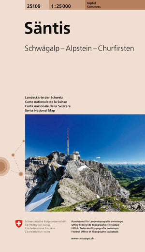 Swisstopo | 25109 Säntis - • WEBER VERLAG