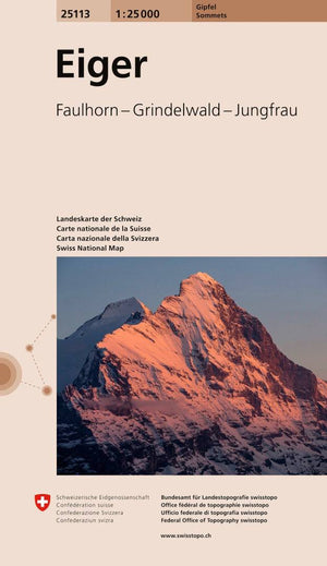 Swisstopo | 25113 Eiger - • WEBER VERLAG