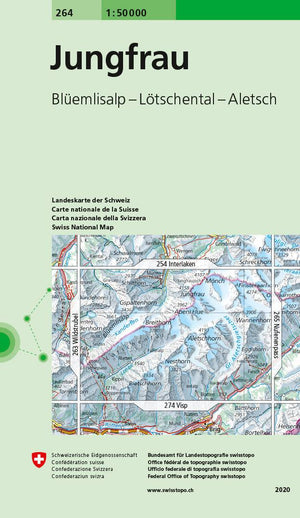 Swisstopo | 264 Jungfrau - • WEBER VERLAG