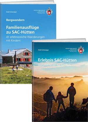 Heidi Schwaiger | Kombipaket Erlebnis SAC-Hütten und Familienausflüge zu SAC-Hütten - • WEBER VERLAG