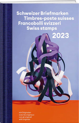 Schweizer Briefmarken – Jahrbuch 2023 in zwei Varianten - • WEBER VERLAG