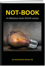 NOT-BOOK | Im Blackout einen Schritt voraus - • WEBER VERLAG