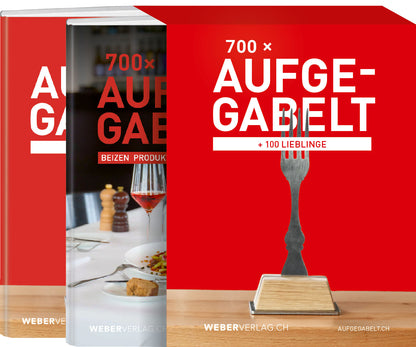 Martin Jenni | Schuber «Aufgegabelt – 100 Lieblinge»  und «700 × Aufgegabelt» 2027