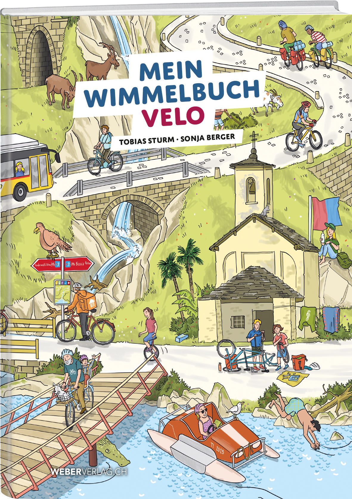 Tobias Sturm | Mein Wimmelbuch Velo - • WEBER VERLAG