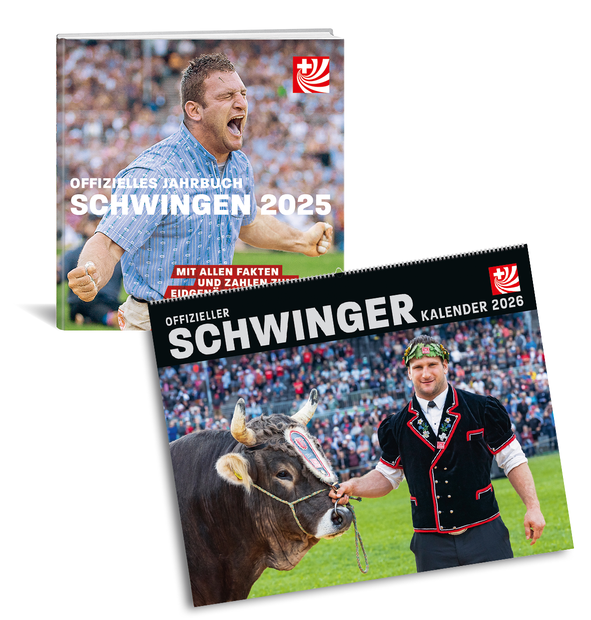 Kombiangebot: Jahrbuch 2025 und Offizieller Schwinger Kalender 2026 - • WEBER VERLAG