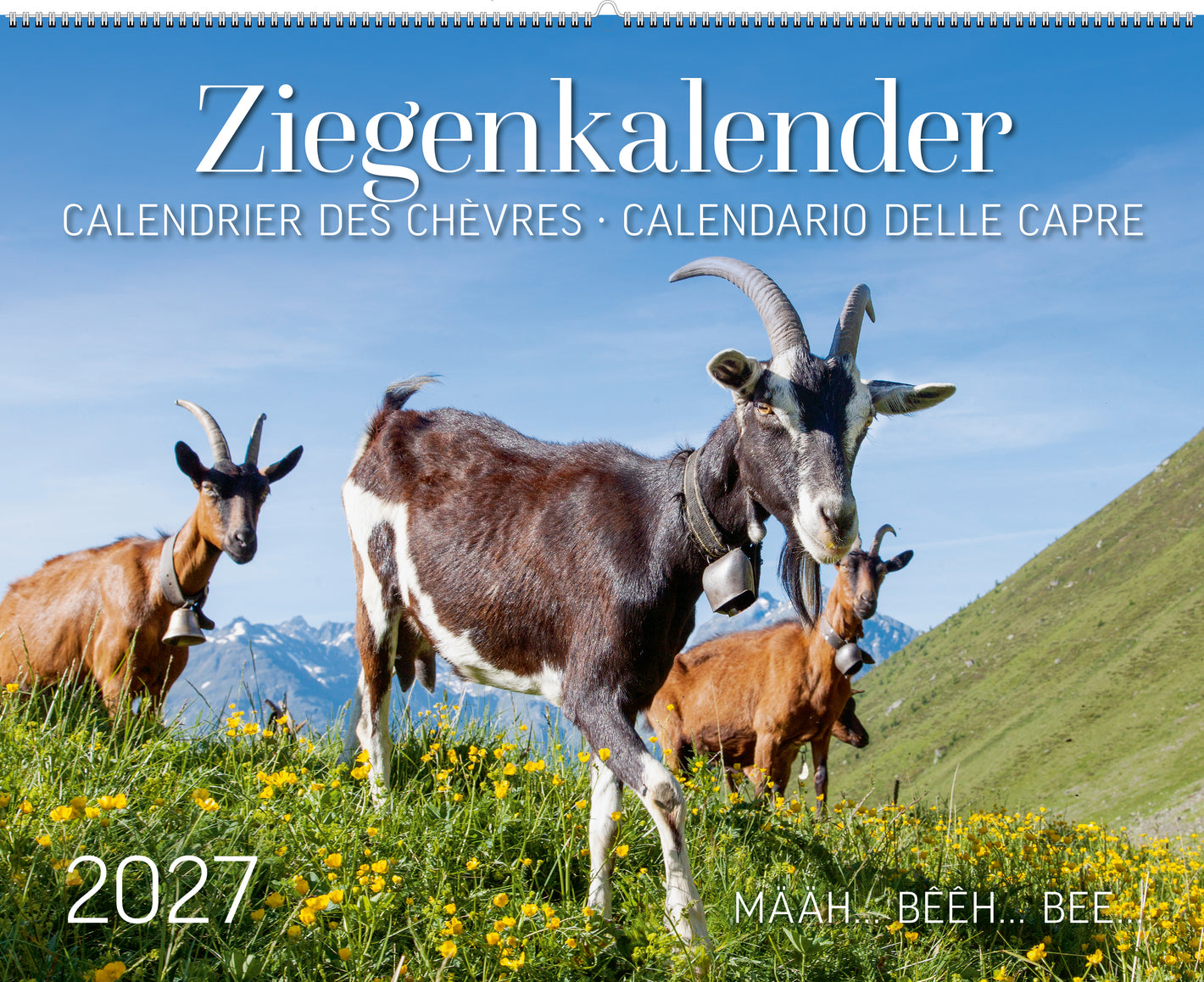 Ziegenkalender Määh … Bêêh … Bee ... 2027 - • WEBER VERLAG