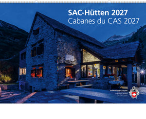 SAC-Hütten - Kalender 2027 - • WEBER VERLAG