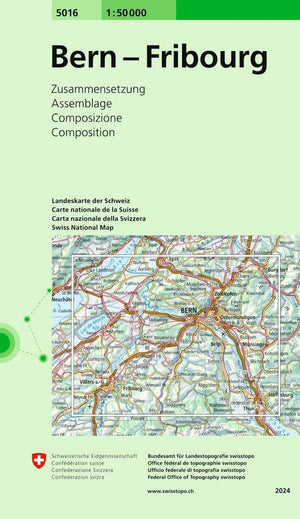 Swisstopo | 5016 Bern - Fribourg - • WEBER VERLAG