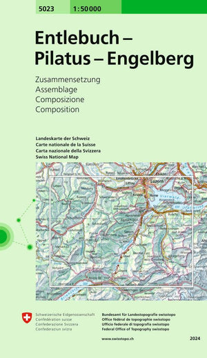 Swisstopo | 5023 Entlebuch - Pilatus - Engelberg - • WEBER VERLAG