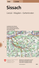 Swisstopo | 1068 Sissach - • WEBER VERLAG