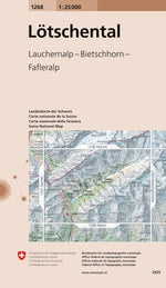 Swisstopo | 1268 Lötschental - • WEBER VERLAG