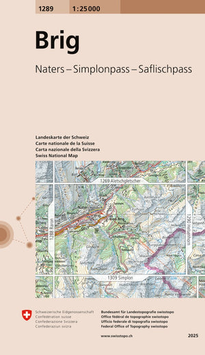 Swisstopo | 1289 Brig - • WEBER VERLAG