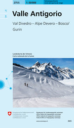 Swisstopo | 275S Valle Antigorio Schneesportkarte - • WEBER VERLAG