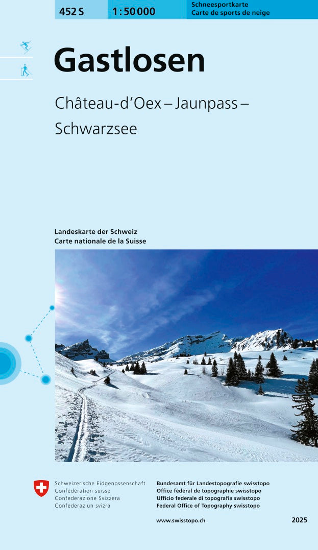 Swisstopo | 452S Gastlosen - • WEBER VERLAG