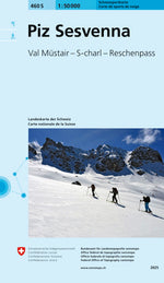 Swisstopo | 460S Piz Sesvenna - • WEBER VERLAG