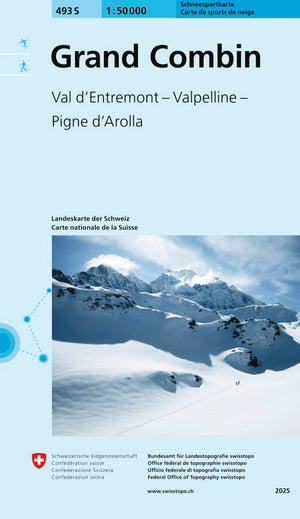 Swisstopo | 493S Grand Combin - • WEBER VERLAG
