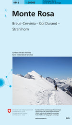 Swisstopo | 494S Monte Rosa - • WEBER VERLAG