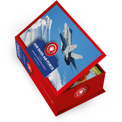 Postkartenbox our Swiss Air Force