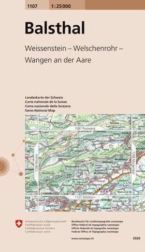 Swisstopo | 1107 Balsthal