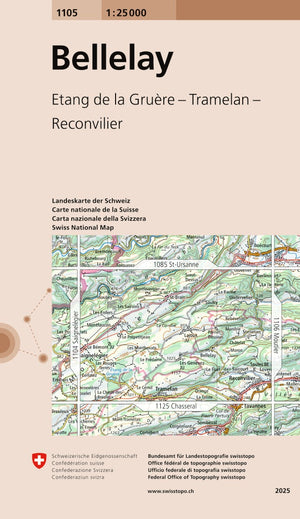 Swisstopo | 1105 Bellelay - • WEBER VERLAG