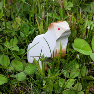 ALBI  Murmeli Trauffer Holzfigur