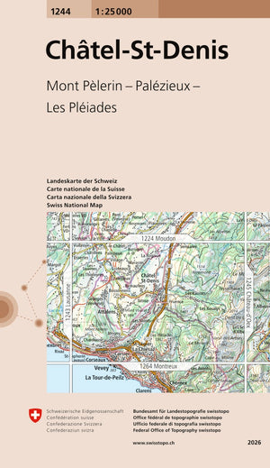 Swisstopo | 1244 Châtel-St-Denis - • WEBER VERLAG