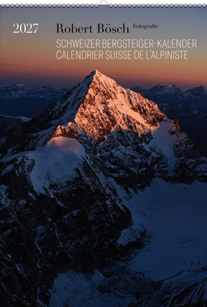 Schweizer-Bergsteiger-Kalender-2027, Robert Bösch, im Weber Verlag