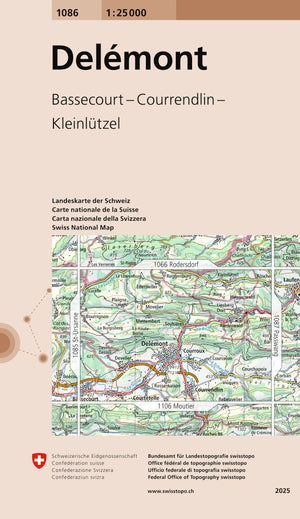 Swisstopo | 1086 Delémont - • WEBER VERLAG