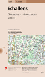 Swisstopo | 1223 Echallens - • WEBER VERLAG