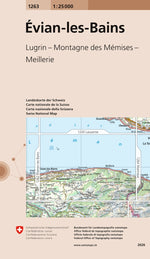 Swisstopo | 1263 Évian-les-Bains - • WEBER VERLAG