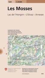 Swisstopo | 1265 Les Mosses - • WEBER VERLAG