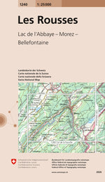 Swisstopo | 1240 Les Rousses - • WEBER VERLAG
