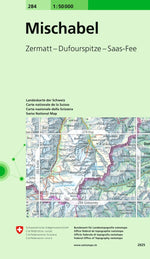 Swisstopo | 284 Mischabel - • WEBER VERLAG
