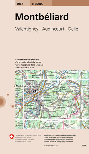 Swisstopo | 1064 Montbéliard - • WEBER VERLAG