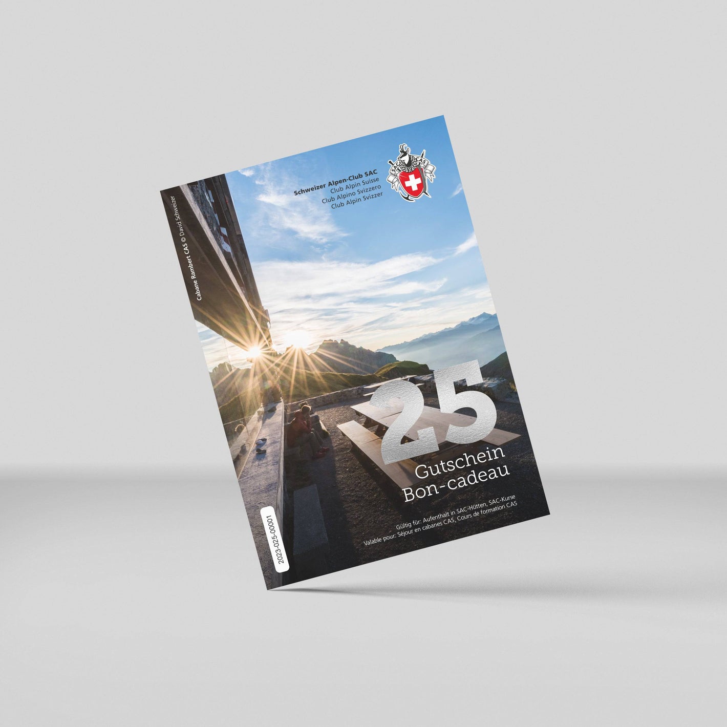 SAC-Gutschein: Hütten und Kurse - • WEBER VERLAG