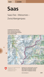 Swisstopo | 1329 Saas - • WEBER VERLAG