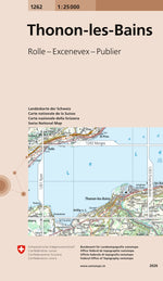 Swisstopo | 1262 Thonen-les-Bains - • WEBER VERLAG