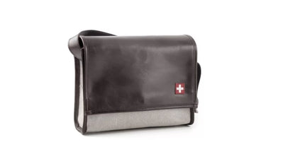 Umhängetasche aus Schwingerstoff & Leder