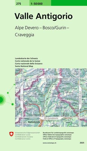 Swisstopo | 275 Valle Antigorio