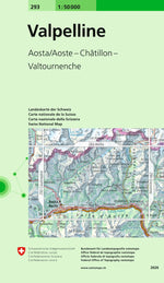 Swisstopo | 293 Valpelline - • WEBER VERLAG