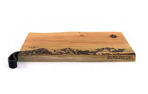 SAC-Holzschneidebrett, rustikal - • WEBER VERLAG