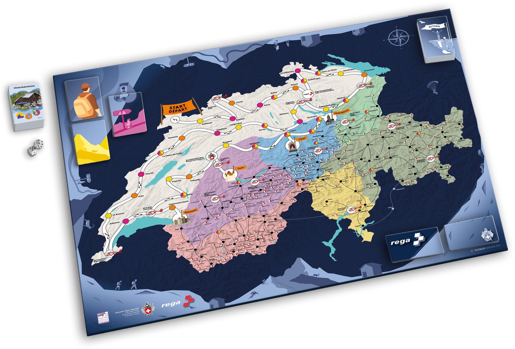 Das grosse Schweizer Hüttenspiel - • WEBER VERLAG