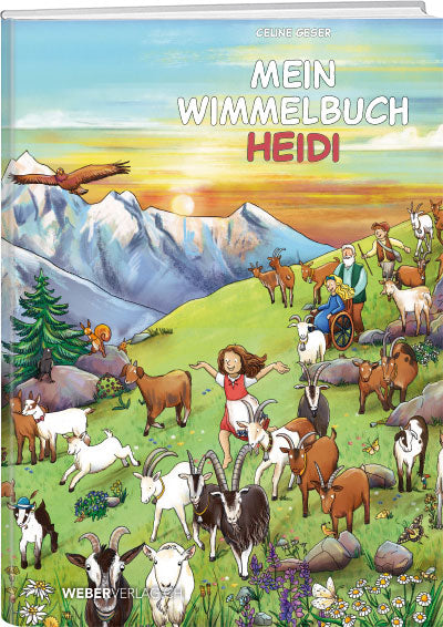 Celine Geser: Mein Wimmelbuch Heidi - WEBER VERLAG