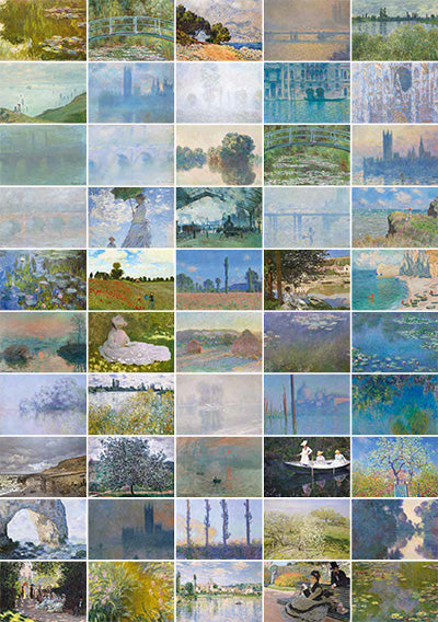 Kunstkartenbox Claude Monet - A WEBER VERLAG