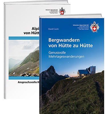 David Coulin: Kombipaket Bergwandern und Alpinwandern von Hütte zu Hütte - WEBER VERLAG